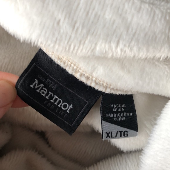 MARMOT Cream Fleece Long Hoodie - Picture 12 of 14
